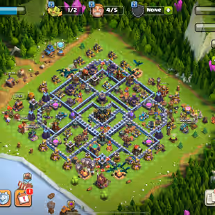 🎯HIGH VALUE HOT TH17 SEMI MAXED [💯] 1 SKINS|  ALMOST MAXED HEROS |  | GOOD EQUIPMENTS | BH 10 | INSTANT DELIVERY - Image 1