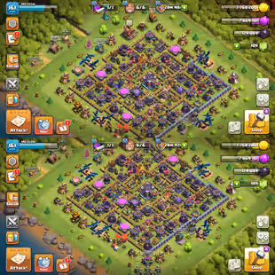 🔥TH-15 NEAR MAX🔥XP-161! 8X EPIC EQUIPMENTS! HEROES:-90-85-55-65-30-10! MAX DEFENSE! FAST DELIVERY - Image 1