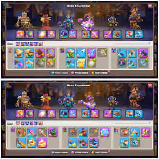 🔥Rare League Set and War Arena Scenery🔥TH 18 Full Max !! 41/41 Epic Max !! Legend League !! 36 Skins 7 Scenery !! - Image 1