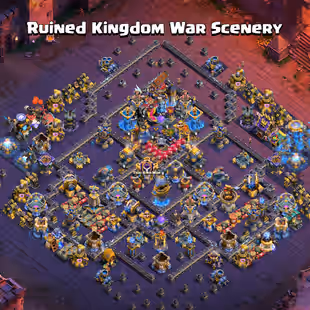 🌺5772 WAR-STAR XP-252🌺12 EPIC EQ MAX | TH 18 MAX | 6 HERO MAX | GUARDIANS MAX | RARE OBSTACLES 2 PAID SCENERY BEST DEL - Image 1