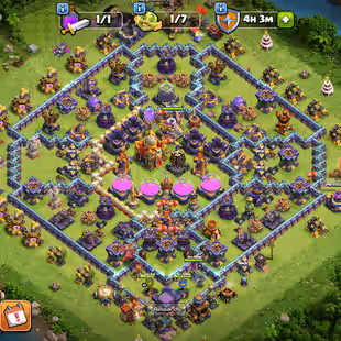 🔥XP182 || MAX TH15 DEFENSE || MAX WALLS 🔥 BEST PRICE || - Image 1