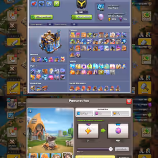 TH18 MAX PROFILE 🔥 HELPER HUT 🔥 12X HIGH EPIC [] 20X SKIN & SCENERY [3 HEROS MAX] MAX DEFENCE [BACKPACK MAX]BEST | J24 - Image 1