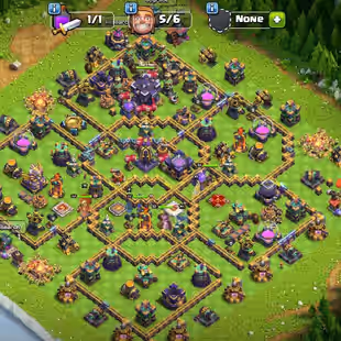 TH15 STRONG BASE [MAX TH14]-ALL EPIC EQUIPMENTS(GG-FA-FB-SB)| GEMS-4027 | RANKED PROFILE | 6 BUILDERS | INSTANT DELIVERY - Image 1