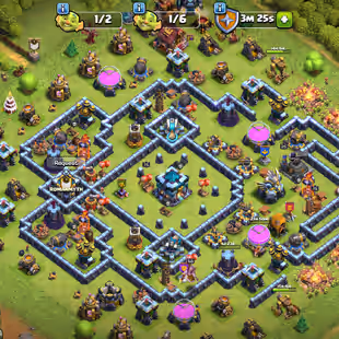 🌟XP113 Th13 Account🌟All Heros max|Wall Max| Defense high|Name change available| Total 8epic equipment| 4Heros skin|  - Image 1