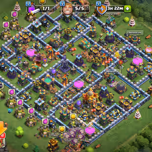 💫[ 23'000 GEMS - PREMIUM TH-16 ]💫S.BALL [21] | FIREBALL - E.BOOT [17] | HEROS: 46-71-44-41-18-1 || FAST DELIVERY  - Image 1