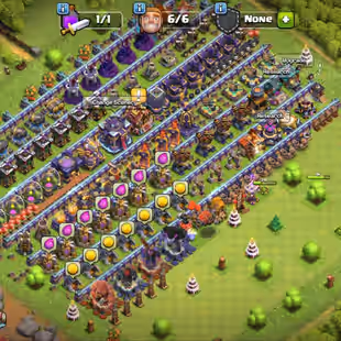🔥[FreeNc]💎Epic Semi Max Th 15 | Heros Lvl 55-64-51-48-38-10 | Epic Equipments | 256 Cwl | Instant Delivery | - Image 1