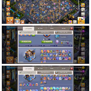 ✨SUPER RARE✨ HIGH EXP- 341 || TH18 HEROS MAX 110-110-95-85-55-25 | 16 EPIC EQUIPMENT | 9x MAX NC- 1000 MAX MEDEL 502 - Image 1