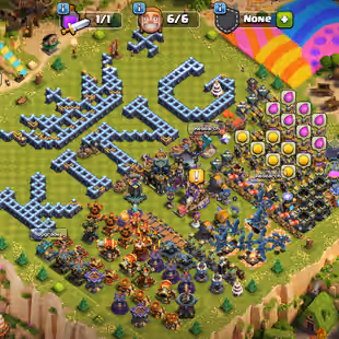 🔥5.3K GEMS-8X EPIC EQUIPMENT🔥341 CWL MEDAL XP-216!TH-17!HERO:65-74-54-33-44!NC YES!VERY HIGH DEFANCE!INSTANT DELIVERY  - Image 1