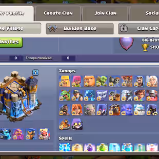 DISCOUNT SHOP |TH18 MAX TYPE |MAX TROOPS |GG-SB-MM-AF-FB-RS-EB-RB-MAX |HERO-110-110-81-85-55-25 |226-XP |NC-YEE | BEST - Image 1