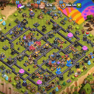 🔥TH 18 3 HERO MAX🔥BK 100 AQ 102 MP 87 GW 85 RC 55 DD 25 || SB 27 FB 27 RS 27 RB 26 AF 23 GG 20 || NC 500 || BUILDER BA - Image 1