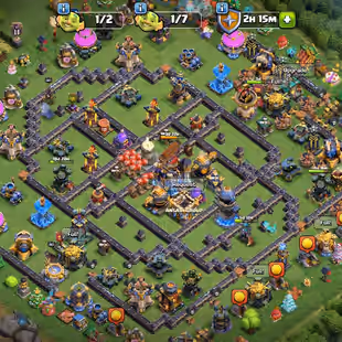🔥TH 18 CLOSE TO MAX🔥BK 110 AQ 110 MP 86 GW 85 RC 55 DD 20 || GOOD EPIC EQUIPMENT || NC FREE || 5 HERO SKIN || BUILDER - Image 1