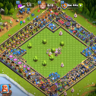 MAX HELPER | TH18 CLOSE MAX | GG-SB-MM-FA-FB-RS-EB-FF-RB-MAX | HERO-110-110-92-85-55-25 | 257-XP | 4.3K-YES | BH MAX |  - Image 1