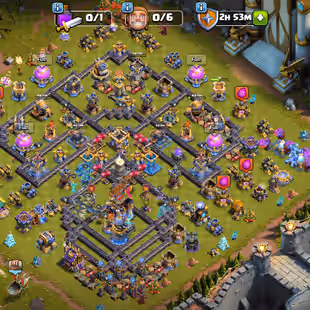 [LEGEND RANK] XP 272 🔥 TH18 FULL MAX 🔥 12 MAX EPIC 2 EPIC LV 26 | 42 SKINS | 5032 WAR STAR - Image 1