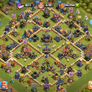 🔥EPIC[SB-AF-FB-RS-EB-MAX] XP 195!TH-17🔥HERO:100-100-43-75-47-18!NC 1K!MAX DEFANCE! HIGH TROOPS! INSTANT DELIVERY  - Image 1