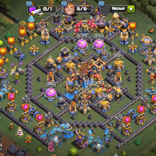 TH18 MAX 99 PERCENT ! ALL HELPER MAX [ EQUIPMENT 33x MAX ] NC 500! DISCOUNT 70-OF SHOP! HERO SKIN 35 SCENERY 5 ! XP-257  - Image 1