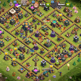 ❗[ TH-14 NEAR MAX ]❗GG-EB [18] | FA-MM-DC-SB [12] | WALLS MAX | STRONG DEF - TROOPS | FAST DELIVERY  - Image 1