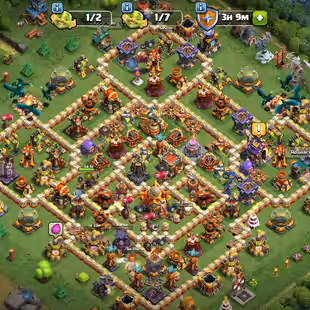 TH 16 Max ] Defence Full Max] 325 Wall Max ] Best Premium Account]-[ Hero 65-75-57-35 | A2Z Max Defence | All Epic Max ] - Image 1
