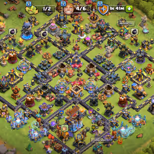 🔥GEMS- 40200 CWL MEDAL- 2300🔥TH18 CLOSE MAX ! ALL HELPER MAX ! 70-OF SHOP ! NC FREE BUILDER BASE MAX ! EQUIPMENT BEST - Image 1
