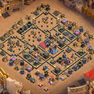 🔥War Arena Scenery🔥 Th18 Semi || High Quality Epic Equipment || Heroes 92-92-76-62-50-20 || 6 Builders || Nc Available - Image 1