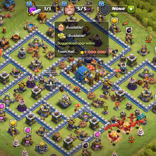 XP103 TH12 Fully max Account|Clash rama scenery| 10Epic equipment| Name change available| 2 Hero skins|  - Image 1