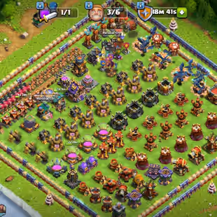🔥 Xp-217🔥 || Th17 || High Level Epic Equipment || Heroes 91-93-74-70-42-14 || 6 Builders  - Image 1