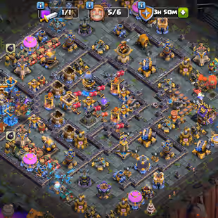LEGEND RANK | TH18 MAX TYPE | 70-/-OFF SHOP | 35X SKINS | BLACKSMITH CLOSE MAX | HERO-110-110-95-85-55-25 | 245-XP | 550 - Image 1