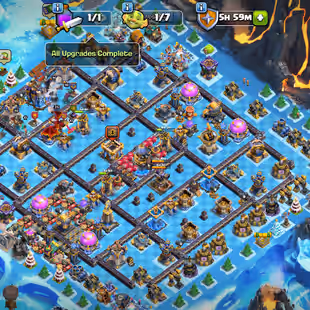 💥FREE NC💥 XP 264 | TH18 MAXED OUT READY FOR TH19 | LEGEND RANK | MAX EQUIPMENT | 50 SKINS - Image 1