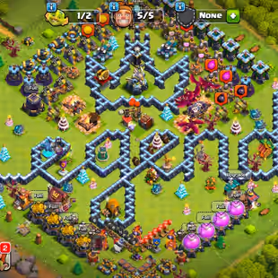 TH13 ALMOST FULL MAX | Lv161 | HERO 75/75/47/48/22 | Have Many Magic Items | INSTAN DELIVERY - Image 1