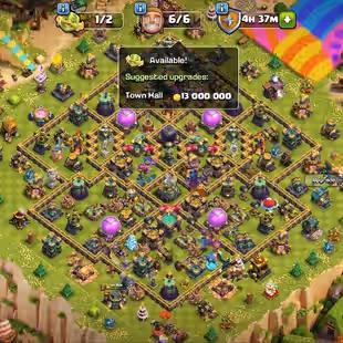 🔥TH14 FULL MAX XP160🔥 | 5 HERO MAX | PAINTER SCENERY | BALL21 SNAKE200 BOOT ROCKET21 | 13 HERO SKIN | INSTANT DELIVERY - Image 1