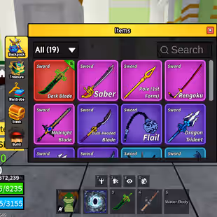Lvl 1630 Blox Fruits Acc | 5 PERMS (Portal, Mammoth, Buddha, Magma) | Dark Blade | Shark V3 | Dragon Breath - Image 1