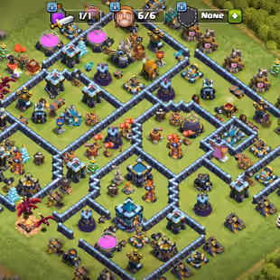TH 13 PURE MAX | XP 199 | 75-75-50-50-25 | SKINS | 2K GEMS | NAME CHANGE AVAILABLE | FULLY ACCESS AND INSTANT DELIVERY - Image 1