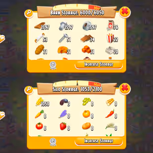 🔥6050 BARN STORAGE LEVEL 82🔥6000 BARN FILLED | SILO 1053:2100 | 1111 DIAMOND | 4.9 MILLON COINS | CHECK PHOTOS |  - Image 2