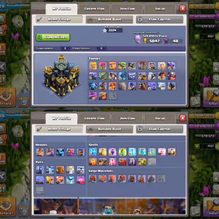 TH 17 PROFILE 19 TROPS MAX HERO 86-100-74-40 XP-228 VERY STRONG DEFANCE LOTS MAX DEFANCE 4 EPIC FB 23 EB 20 - Image 1