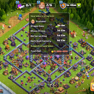 💫[ TH-15 MAX ]💫R.SPEAR [23] | FIREBALL [20] | EB-MM-FA-SB [17] | MAX DEF - WALLS || ALMOST MAX TROOPS AND HEROS - Image 1