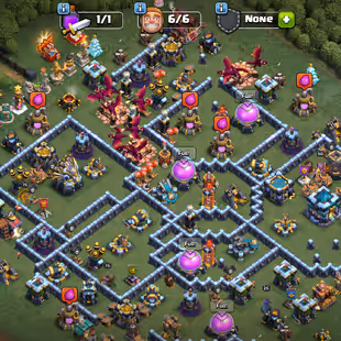 TH13 FULL MAX || STACKED MAGIC ITEMS || CWL 350 || GEMS 3K || OP ACCOUNT || CHECK IMAGES || INSTANT DELIVERY  - Image 1