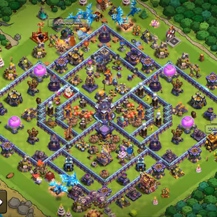 🔥 TH-15 MAX TYPE 💎 MOST DEFENSE  MAX | WALLS MAX | HIGH HEROS | 10 EPIC EQUIPMENT | INSTANT DELIVERY - Image 1