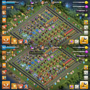 🔥RARE FULL MAX TH-18🔥XP-283! LEGEND-1! BLACKSMITH MAX! MAX HEROES-TROOPS-DEFENSE-WALLS-PETS! 5315 WS! BEST DEAL - Image 1
