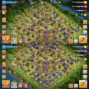 TH-15 ALMOST MAX! XP-197! 8X HIGH LVL EPIC EQUIPMENTS! HEROES:-90-90-45-65-40-4! MAX DEFENSE! FAST DELIVERY - Image 1