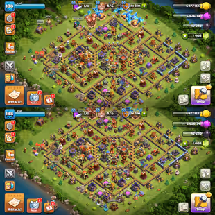 PREMIUM TH-16! XP-188! 9X EPIC EQUIPMENTS! HEROES:-72-74-64-53-45-3! MAX DEFENSE! NICE TROOPS! FAST DELIVERY - Image 1
