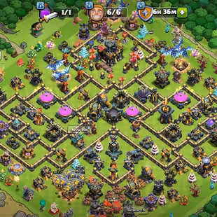🌟TH-17 NEAR MAX 🔥 4 HEROS MAX | FREE RENAME | SB(26) AF(26) FB(26) EB(26) RS(26) | 406 CWL MEDALS | INSTANT DELIVERY - Image 1