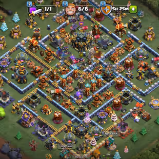 🔥[Inactive Gold Pass]💎Epic Max Th 17 | Heros Lvl 96-76-39-47-37-11 | Epic Equipments | Nc Free| Instant Delivery | - Image 1