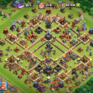 🔥TH-17 (TH-16 FULL MAX) 🔥 13000 GEM | HIGH HEROS | 272 LEAGUE MEDALS | FB(26) EB(26) RS(23) GG(20) | INSTANT DELIVERY - Image 1