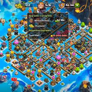 💫[ TH-17 MAX BASE - LEAGUE WARDEN ]💫ALL 18 EPIC || SN-SB-FB-RS-EB [MAX] | AF [26] | RB [20] | MAX DEF - WALLS  - Image 1