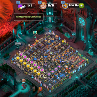 48000 CUPS LEGEND ! GLOBAL RANK-431 ! TH18 FULL MAX ! 2015--26 CHRISTMAS TREE ! WAR STAR-5534 [ EQUIPMENT 37 MAX ALL ] - Image 1