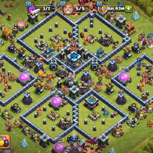TH13 FULL MAX || FREE NAME CHANGE || STACKED MAGIC ITEMS || GEMS 4263 || CWL 2086 || OP EQUIPMENT || INSTANT DELIVERY  - Image 1