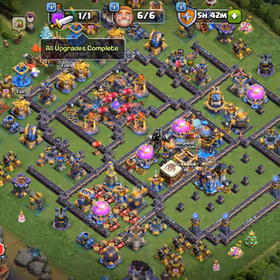 🔥TH 18 FULLY MAX🔥NOTHING LEFT-[13 EPIC EQUIPMENT MAX-60 PERCENT DISCOUNT SHOP-5677 WAR STARS-XP 266-MEDALS 1017-NC FRE - Image 1