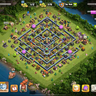🔥SEMI Max | Th14 | Safe 🔥| Heroes 59/68/41/47/16/| Lvl 204 | Full Access - Image 1