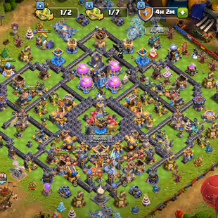 🔥TH 18 99 PERCENT MAX🔥LEGEND LEAGUE-10600 GEMS-60 PERCENT DISCOUNT SHOP-XP 274-[ 9 EPIC EQUIPMENT MAX-NC 500-BEST DEAL - Image 1