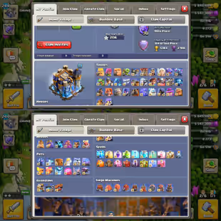 Th18 Almost Max [Profile Close Max]💎6-Heros Max💎17x Epic Almost Max [] Max Defance [] XP-244 [] 1359-Cwl Medal [] BEST - Image 1