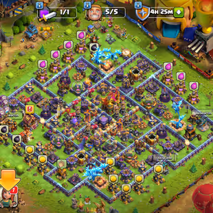 💫[ PREMIUM TH-16 ]💫GG [17] | HEROS: 88-88-66-65-34-10 | LVL 16 WALLS | NICE DEF - TROOPS | FAST DELIVERY  - Image 1